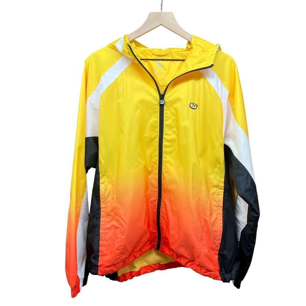 NikeLab TN Track Jacket Men's L  Ombre Sunset Orange Yellow Black